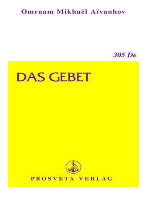 cover image of Das Gebet